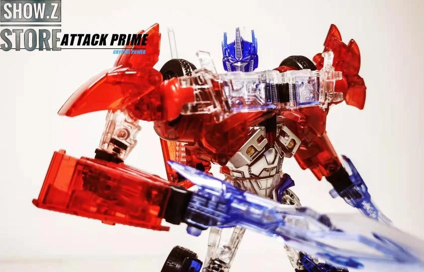 APC Toys APC-001 Attack Prime TFP Optimus Prime Clear Version W/ Black Wheels 17 APC Toys APC-001 Attack Prime TFP Optimus Prime Clear Version W/ Black Wheels - Image 17