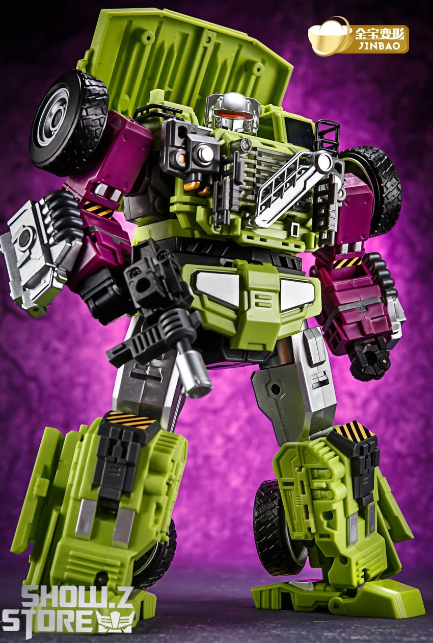 Jinbao DF03 Builder.D Devastator Green Version Set Of 6 Oversized Version 12 Jinbao DF03 Builder.D Devastator Green Version Set Of 6 Oversized Version - Image 12