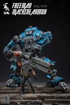JoyToy Source Acid Rain 1/18 Freeman Machine Armor W/ Pilot Mechas & Soldiers Figure Set Navy Blue Version -Figure Forge Outlet Store 16f9449f02