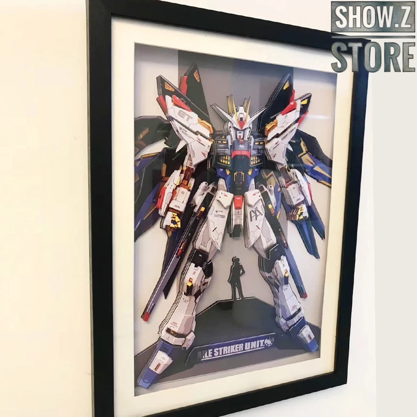 ChenFu Studio GAT-X105+AQM/E-X01 Aile Strike Gundam 3D Wall Art Decoration Picture 5 ChenFu Studio GAT-X105+AQM/E-X01 Aile Strike Gundam 3D Wall Art Decoration Picture - Image 5