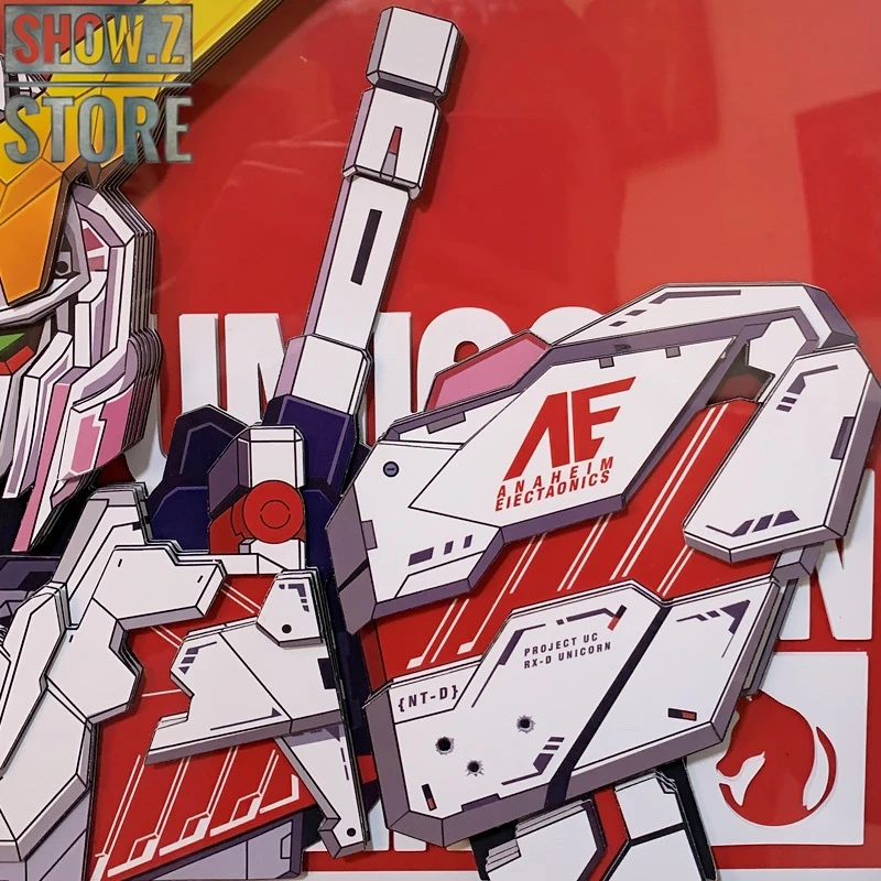 ChenFu Studio RX-0 Unicorn Gundam 3D Wall Art Decoration Picture 4 ChenFu Studio RX-0 Unicorn Gundam 3D Wall Art Decoration Picture - Image 4