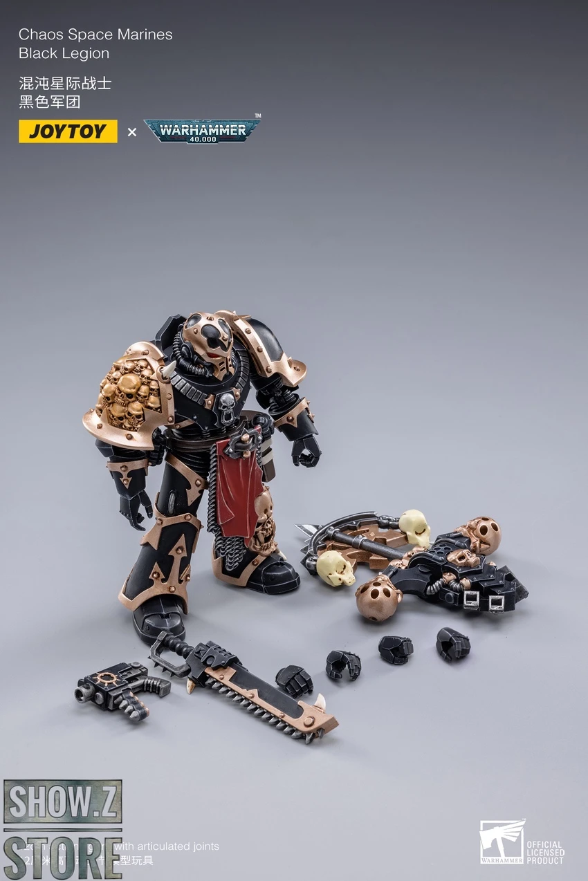 JoyToy Source 1/18 Warhammer 40K Chaos Space Marines Black Legion Warband Set Of 3 17 JoyToy Source 1/18 Warhammer 40K Chaos Space Marines Black Legion Warband Set Of 3 - Image 17