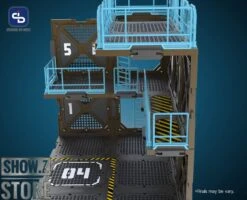 FreshRetro 1/18 1/24 SIB04 Scene In Box Fortifications-B Model Kit -Figure Forge Outlet Store 3fbf6ca35c