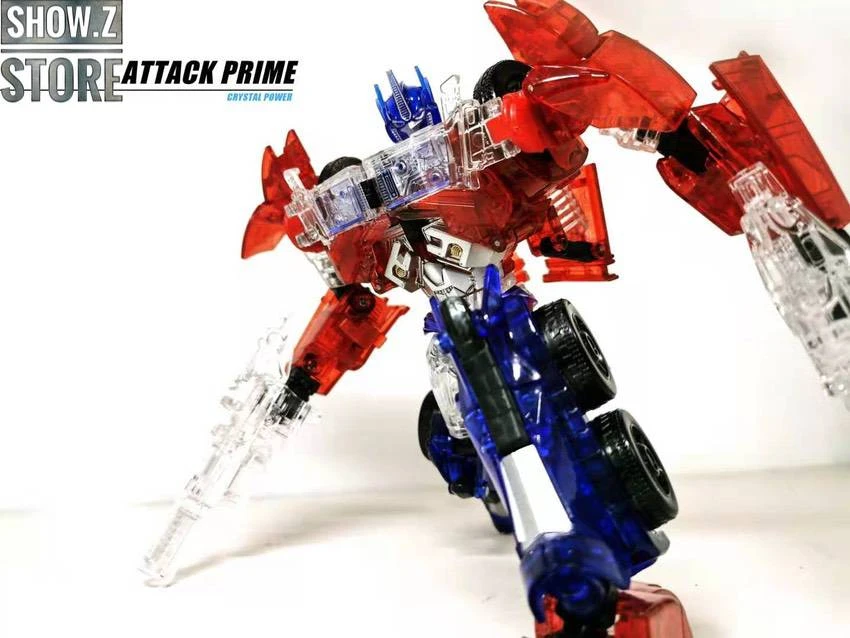 APC Toys APC-001 Attack Prime TFP Optimus Prime Clear Version W/ Black Wheels 15 APC Toys APC-001 Attack Prime TFP Optimus Prime Clear Version W/ Black Wheels - Image 15