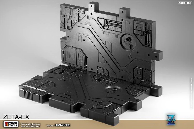 Zeta Toys Zeta-EX Display Base (Orange & Black) 13 Zeta Toys Zeta-EX Display Base (Orange & Black) - Image 13
