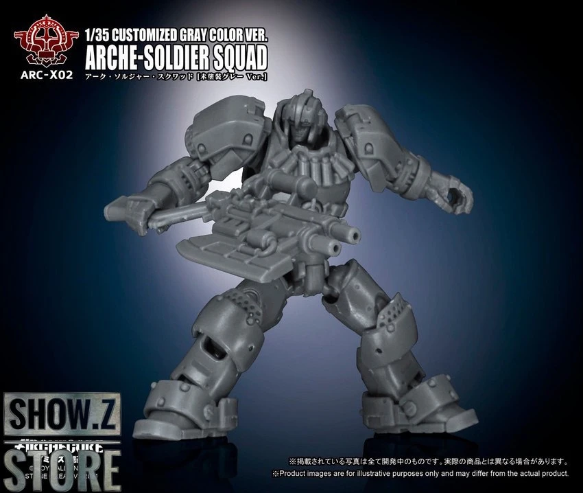 Toys Alliance ARC-X02 Arche-Soldier Squad Limited Gray Color Version 7 Toys Alliance ARC-X02 Arche-Soldier Squad Limited Gray Color Version - Image 7