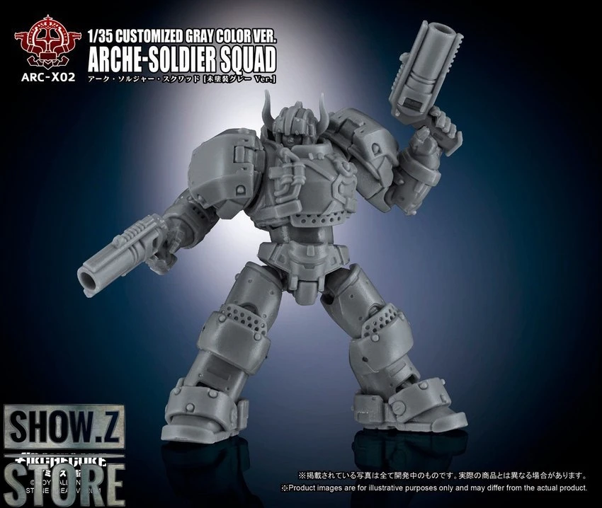 Toys Alliance ARC-X02 Arche-Soldier Squad Limited Gray Color Version 16 Toys Alliance ARC-X02 Arche-Soldier Squad Limited Gray Color Version - Image 16