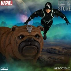 MEZCO Toyz One:12 Black Bolt & Lockjaw Two-Pack -Figure Forge Outlet Store 51543ece2f