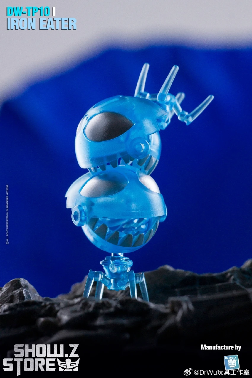 Dr.Wu DW-TP10I Iron Eater TFP Scraplet Blue Transparent Version Set Of 4 4 Dr.Wu DW-TP10I Iron Eater TFP Scraplet Blue Transparent Version Set Of 4 - Image 4