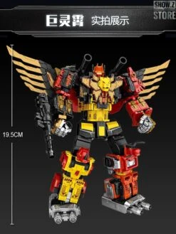WeiJiang Wei Jiang WJ Complete Set Of 5 Sky Soarer Rampage Oversized Combination Mode POTP Feral Rex Predaking -Figure Forge Outlet Store 56378d9559