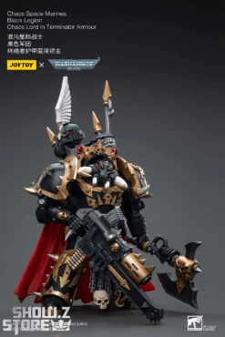 JoyToy Source 1/18 Warhammer 40K Chaos Space Marines Black Legion Chaos Lord In Terminator Armour -Figure Forge Outlet Store 6137ce56ee