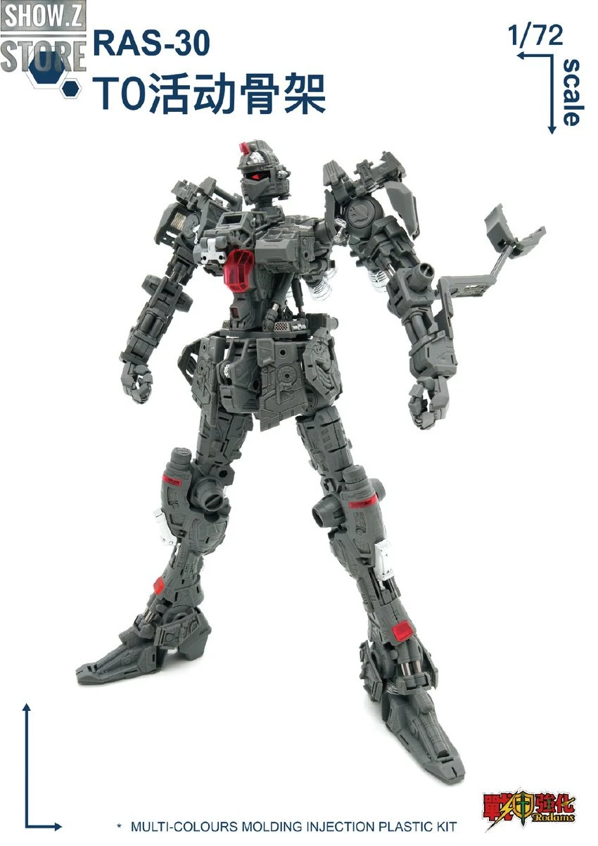 Rodams 1/72 RAS-30 RX-78GP03S Gundam Clear Version Model Kit 20 Rodams 1/72 RAS-30 RX-78GP03S Gundam Clear Version Model Kit - Image 20