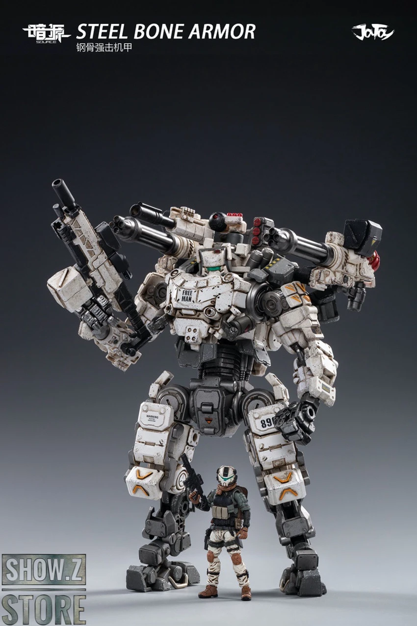 JoyToy Source 1/25 Steel Bone Armor White Color W/ 2nd Pilot 6 JoyToy Source 1/25 Steel Bone Armor White Color W/ 2nd Pilot - Image 6