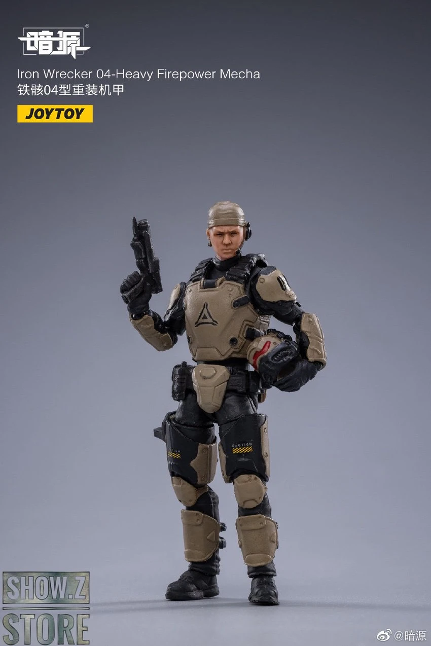 JoyToy Source 1/24 Iron Wrecker 04 Heavy Firepower Mecha W/ Pilot 9 JoyToy Source 1/24 Iron Wrecker 04 Heavy Firepower Mecha W/ Pilot - Image 9
