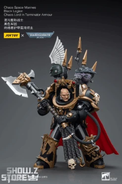 JoyToy Source 1/18 Warhammer 40K Chaos Space Marines Black Legion Chaos Lord In Terminator Armour -Figure Forge Outlet Store 6dad7adb76
