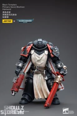 JoyToy Source 1/18 Warhammer 40K Black Templars Primaris Sword Brethren Harmund -Figure Forge Outlet Store 75513903ae