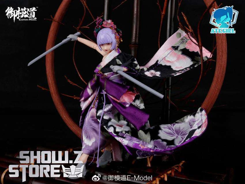 Eastern Model 1/12 ATK Girl Yorya’s Formal Wear Long-sleeved Kimono Set 4 Eastern Model 1/12 ATK Girl Yorya’s Formal Wear Long-sleeved Kimono Set - Image 4