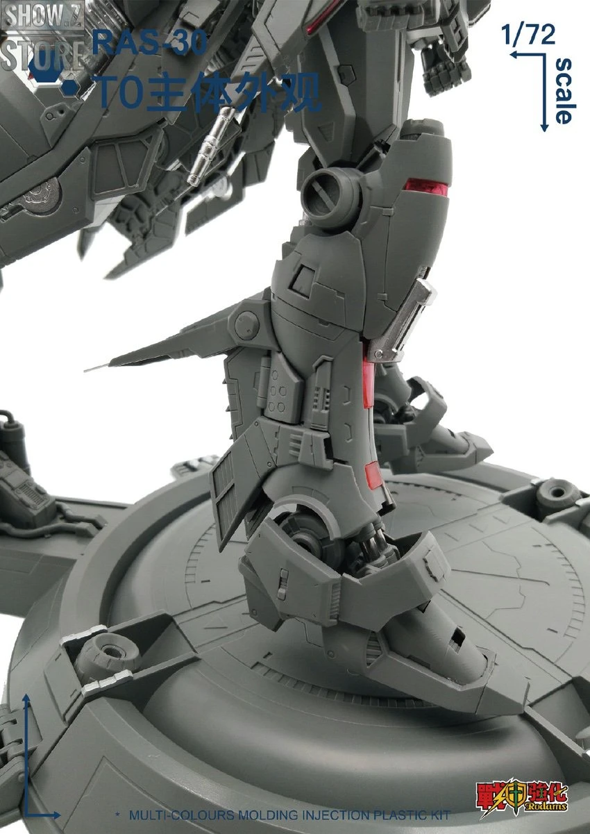 Rodams 1/72 RAS-30 RX-78GP03S Gundam Clear Version Model Kit 16 Rodams 1/72 RAS-30 RX-78GP03S Gundam Clear Version Model Kit - Image 16