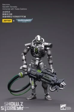 JoyToy Source 1/18 Warhammer 40K Necrons Sautekh Dynasty Immortal With Tesla Carbine -Figure Forge Outlet Store 8072a28fef