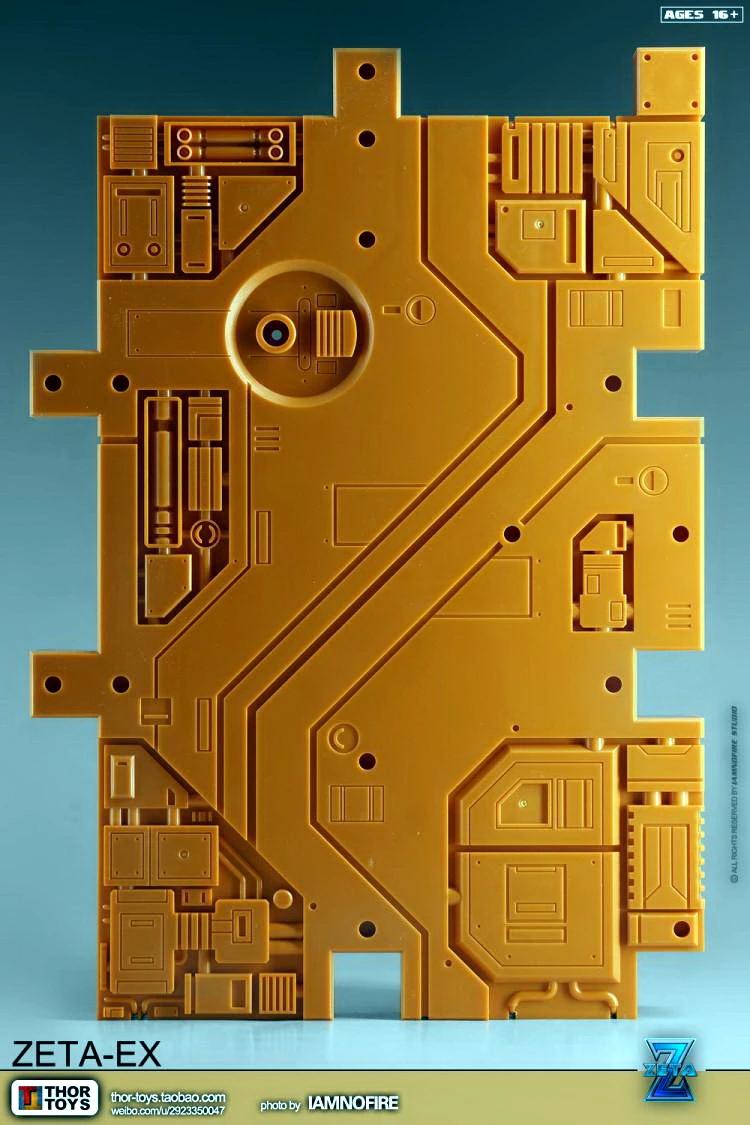 Zeta Toys Zeta-EX Display Base (Orange & Black) 7 Zeta Toys Zeta-EX Display Base (Orange & Black) - Image 7