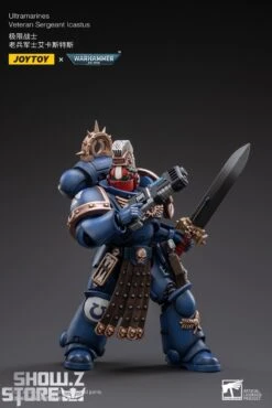 JoyToy Source 1/18 Warhammer 40K Space Ultramarines Veteran Sergeant Icastus -Figure Forge Outlet Store 827271cc8f