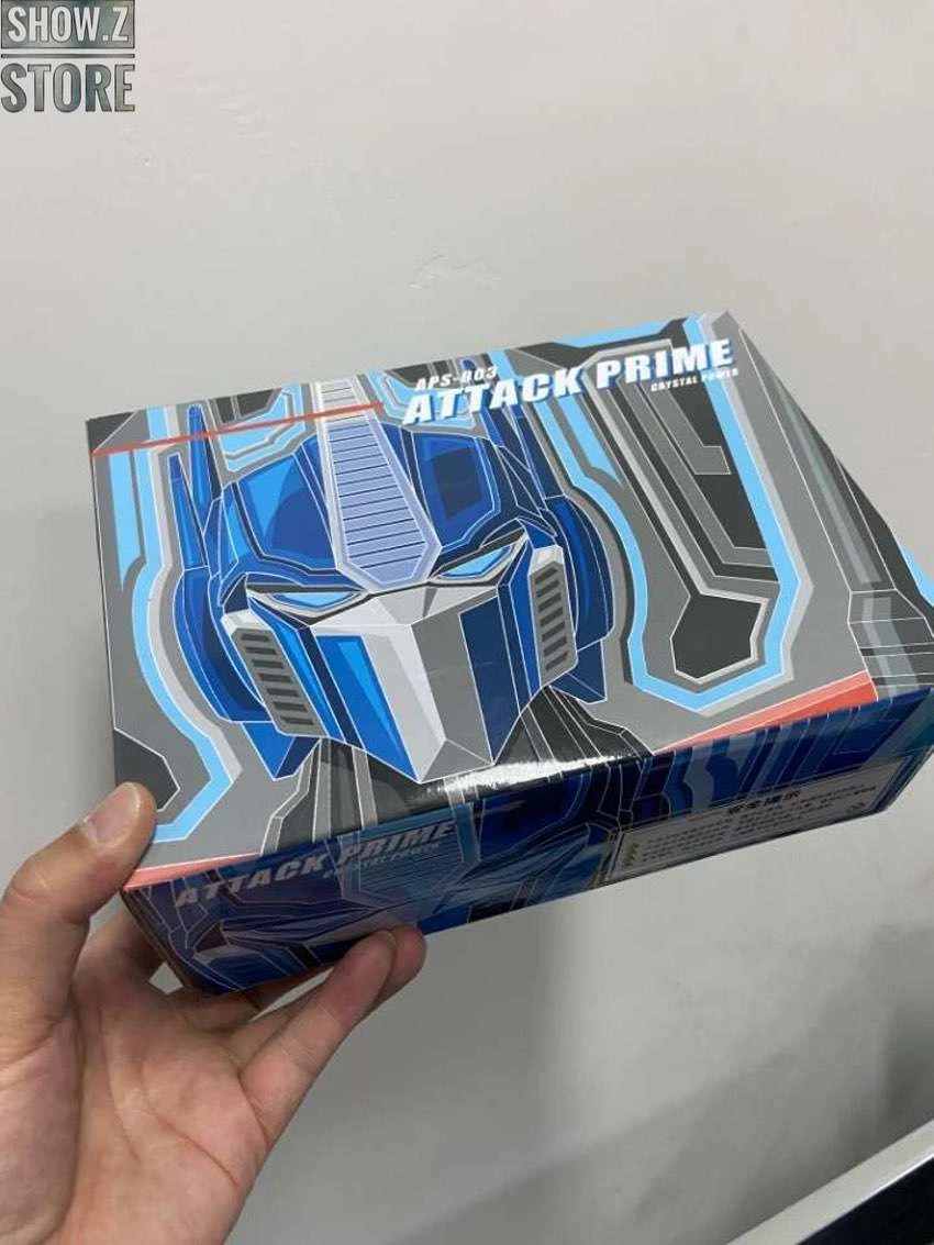 APC Toys APC-001 Attack Prime TFP Optimus Prime Clear Version W/ Black Wheels 12 APC Toys APC-001 Attack Prime TFP Optimus Prime Clear Version W/ Black Wheels - Image 12