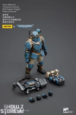 JoyToy Source 1/18 Warhammer 40K Astra Militarum Tempestus Scions Squad 55th Kappic Eagles Plasma Gunner -Figure Forge Outlet Store 84bb6fe783