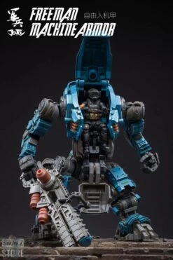 JoyToy Source Acid Rain 1/18 Freeman Machine Armor W/ Pilot Mechas & Soldiers Figure Set Navy Blue Version -Figure Forge Outlet Store 888c995747