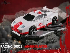 IronFactory EX-26A Racing Bros Annihilator Red Alert -Figure Forge Outlet Store 88e1d6898f