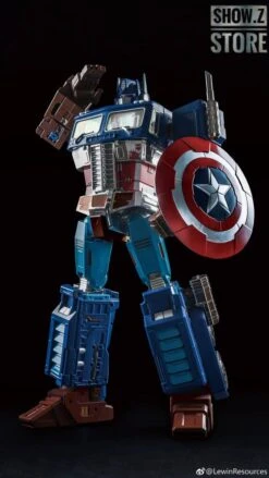 Lewin Resources LW-01A Optimus Prime Captain America Style Oversized 71cm W/ LED -Figure Forge Outlet Store 8e0519457e