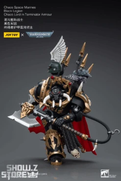 JoyToy Source 1/18 Warhammer 40K Chaos Space Marines Black Legion Chaos Lord In Terminator Armour -Figure Forge Outlet Store 8e24798155