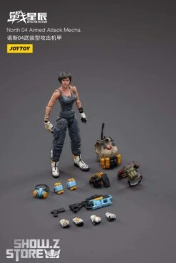 JoyToy Source 1/18 North 04 Armed Attack Mecha W/ Pilot -Figure Forge Outlet Store 958c37a84d