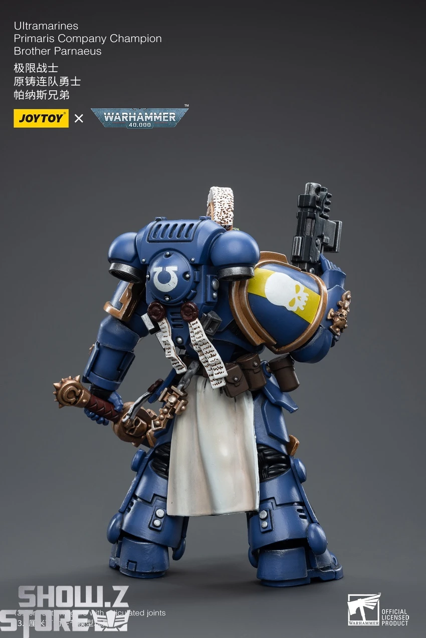 JoyToy Source 1/18 Warhammer 40K Ultramarines Primaris Company Champion Brother Parnaeus 7 JoyToy Source 1/18 Warhammer 40K Ultramarines Primaris Company Champion Brother Parnaeus - Image 7