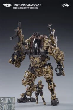 JoyToy Source 1/25 H03 Steel Bone Attack Mecha Desert Color W/ Pilot -Figure Forge Outlet Store a33a75fd09
