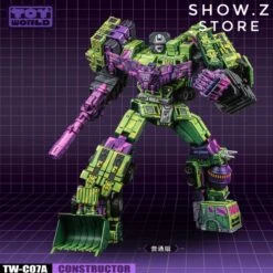 Toyworld TW TW-C07A TWC07A Constructor Devastator Cel Cell Shaded Standard Version Set Of 6