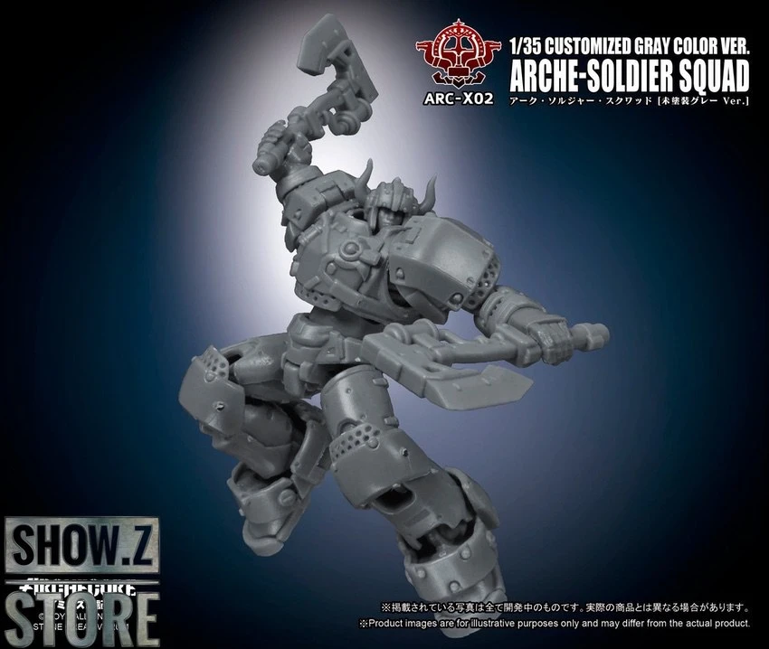 Toys Alliance ARC-X02 Arche-Soldier Squad Limited Gray Color Version 6 Toys Alliance ARC-X02 Arche-Soldier Squad Limited Gray Color Version - Image 6
