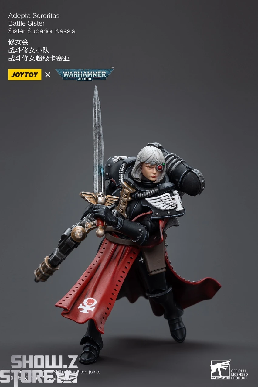 JoyToy Source 1/18 Warhammer 40K Adepta Sororitas Battle Sister Sister Superior Kassia 4 JoyToy Source 1/18 Warhammer 40K Adepta Sororitas Battle Sister Sister Superior Kassia - Image 4