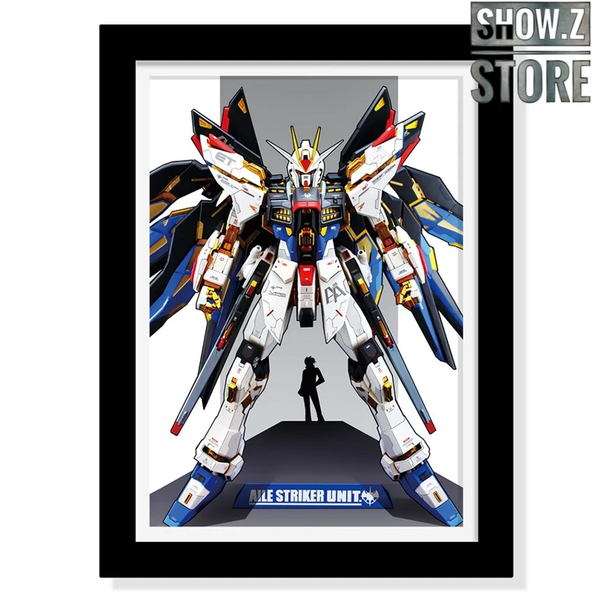 ChenFu Studio GAT-X105+AQM/E-X01 Aile Strike Gundam 3D Wall Art Decoration Picture 1 ChenFu Studio GAT-X105+AQM/E-X01 Aile Strike Gundam 3D Wall Art Decoration Picture