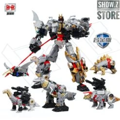Black Mamba H6002-4B Raptor Slash & H6002-7B Robot Force Volcanicus Oversized Combiner Set Of 6 -Figure Forge Outlet Store bbfd7109cb