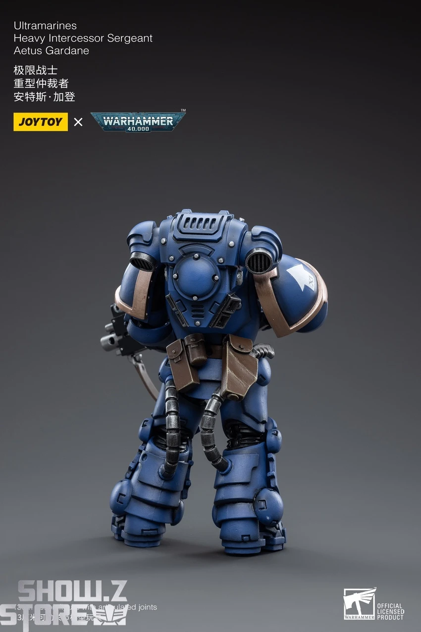 JoyToy Source 1/18 Warhammer 40K Ultramarines Heavy Intercessor Sergeant Aetus Gardane 8 JoyToy Source 1/18 Warhammer 40K Ultramarines Heavy Intercessor Sergeant Aetus Gardane - Image 8