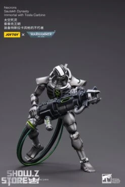 JoyToy Source 1/18 Warhammer 40K Necrons Sautekh Dynasty Immortal With Tesla Carbine -Figure Forge Outlet Store bd71eb1226