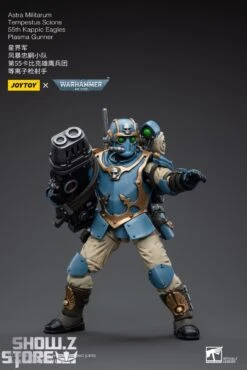 JoyToy Source 1/18 Warhammer 40K Astra Militarum Tempestus Scions Squad 55th Kappic Eagles Plasma Gunner -Figure Forge Outlet Store be846be273