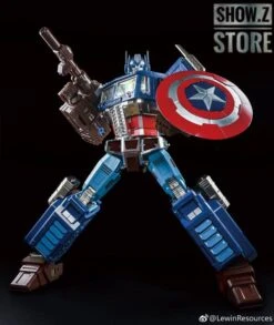 Lewin Resources LW-01A Optimus Prime Captain America Style Oversized 71cm W/ LED -Figure Forge Outlet Store c0a4746422