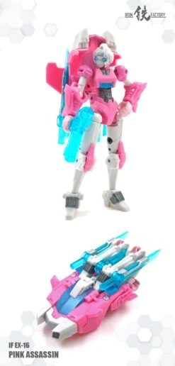 IronFactory IF-EX16 Pink Assassin Arcee 11 IronFactory IF-EX16 Pink Assassin Arcee -Figure Forge Outlet Store c6a1d779d8
