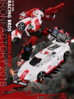 IronFactory EX-26A Racing Bros Annihilator Red Alert -Figure Forge Outlet Store c71639378a