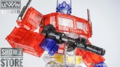 Lewin Resources LW-01B Optimus Prime Clear Limited Edition W/ LED -Figure Forge Outlet Store c72097fa17