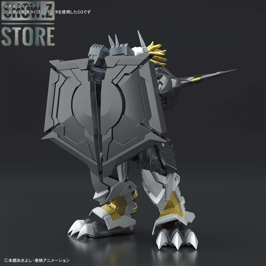 Bandai Figure-rise Standard Amplified Blackwargreymon Model Kit 3 Bandai Figure-rise Standard Amplified Blackwargreymon Model Kit - Image 3