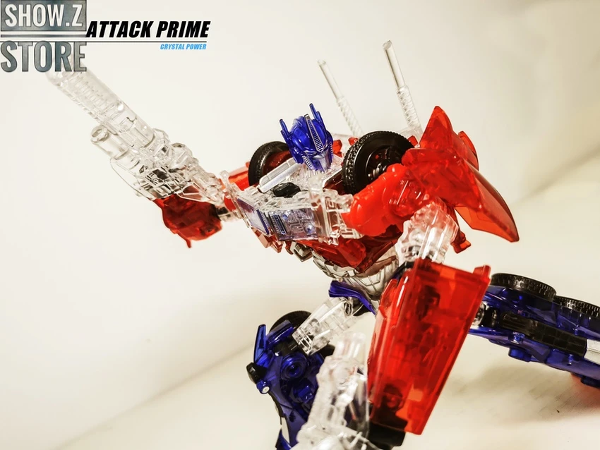 APC Toys APC-001 Attack Prime TFP Optimus Prime Clear Version W/ Black Wheels 19 APC Toys APC-001 Attack Prime TFP Optimus Prime Clear Version W/ Black Wheels - Image 19