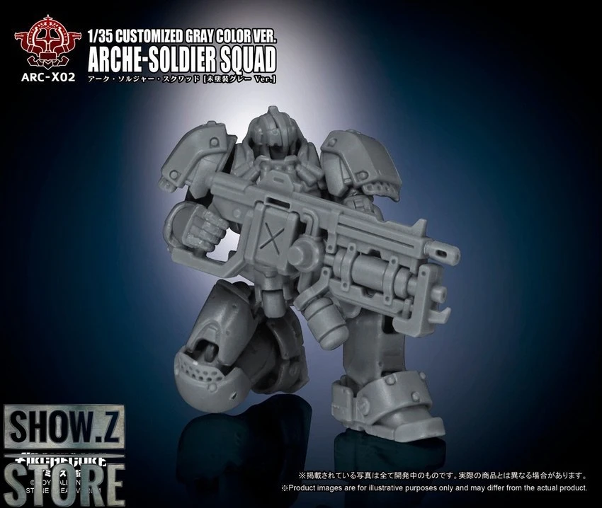 Toys Alliance ARC-X02 Arche-Soldier Squad Limited Gray Color Version 10 Toys Alliance ARC-X02 Arche-Soldier Squad Limited Gray Color Version - Image 10