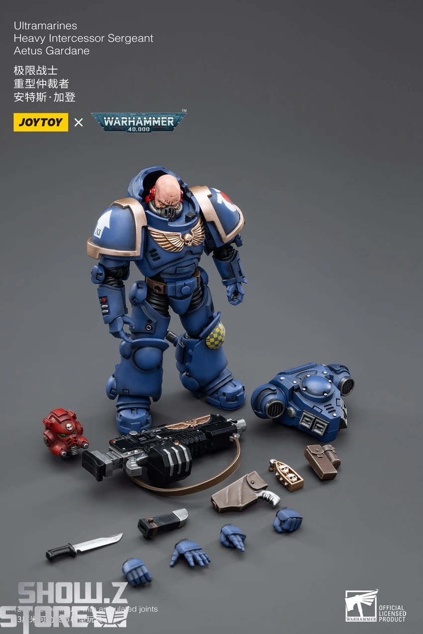 JoyToy Source 1/18 Warhammer 40K Ultramarines Heavy Intercessor Sergeant Aetus Gardane 9 JoyToy Source 1/18 Warhammer 40K Ultramarines Heavy Intercessor Sergeant Aetus Gardane - Image 9